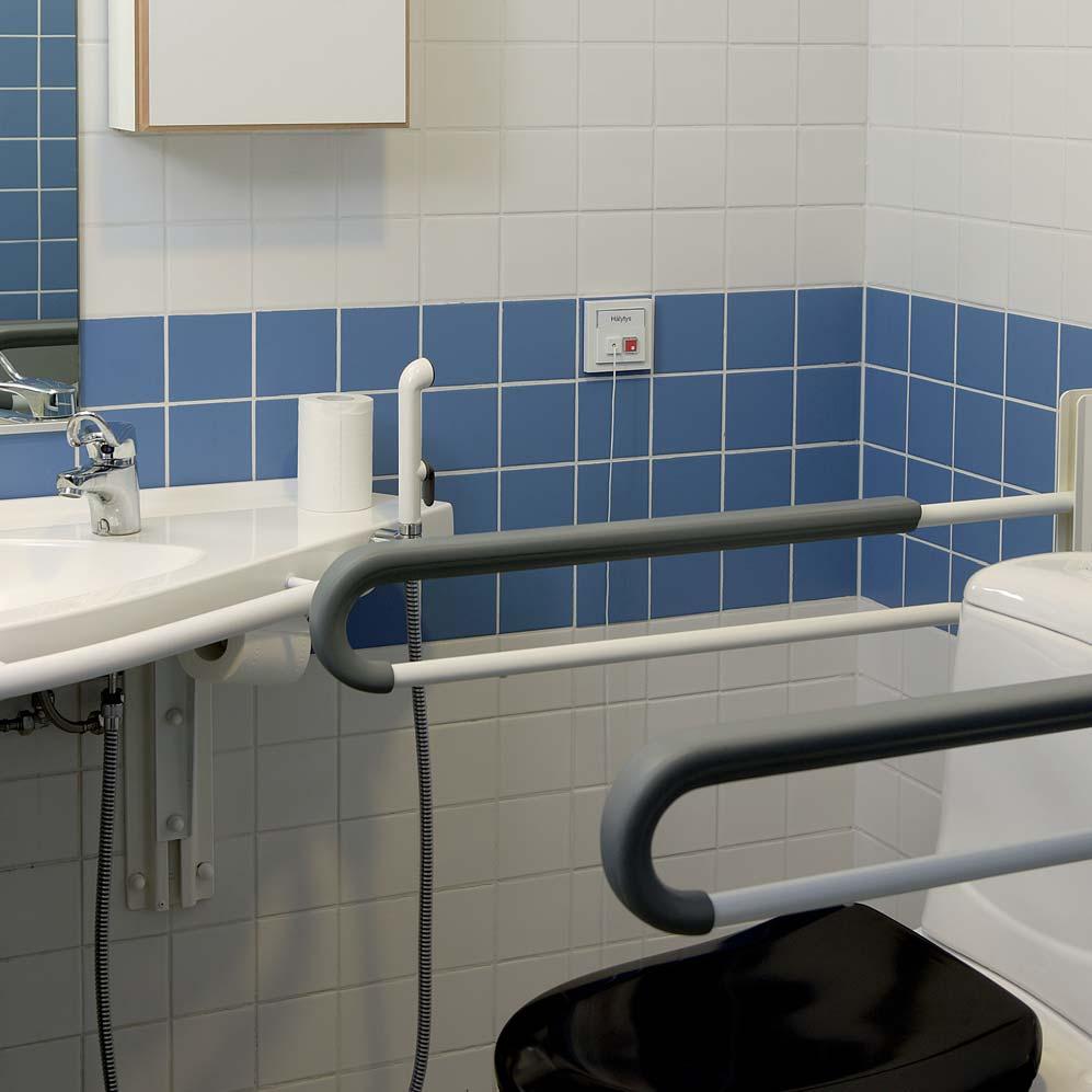 68 Inva WC -hätäkutsujärjestelmä Järjestelmä palvelee liikuntarajoitteisia ja muita avun tarpeessa olevia wc-tiloissa.