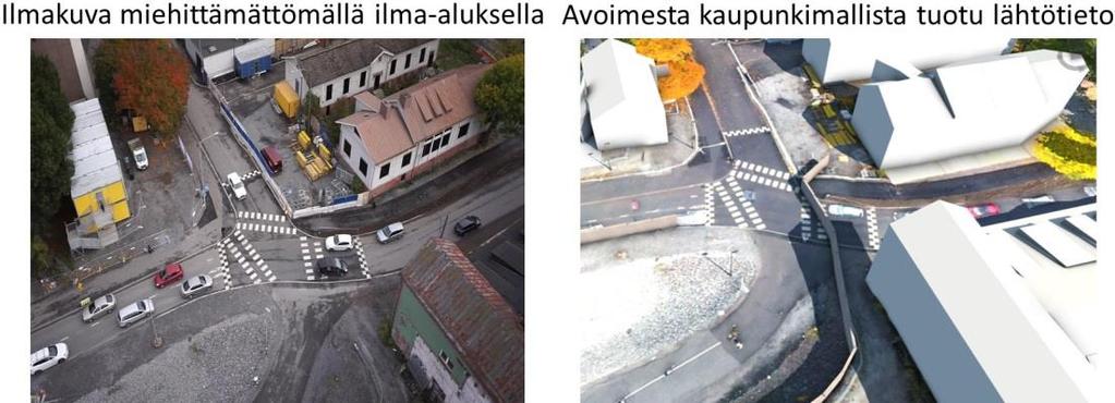 44 len alueesta saatiin varmasti ajantasaiset ilmakuva- ja pistepilviaineistot lähtötietomallin perustaksi.