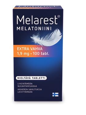 Apua nukahtamiseen Apteekista Extra Vahva 1,9 mg Ikääntymiseen