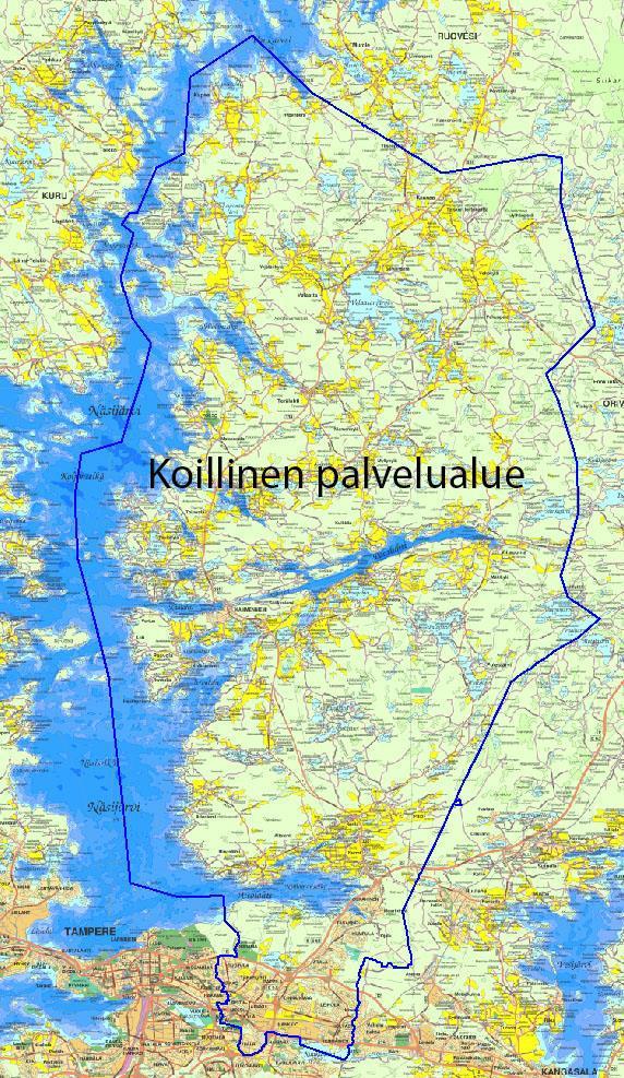 Sujuvaa arkea Linnainmaan palvelukeskittymä + maaseutumainen alue liikenteellisesti solmukohdassa palvelujen keskittäminen; kustannukset kuriin ja helpompi arki