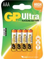 ULTRA PARISTOT BATTERIER AA, AAA, 9V 1-4 kpl/st (-0,998