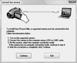 28 FI Jos näyttö ei tule näkyviin 1 Valitse [Start] ja sitten [My Computer]. (Windows 2000: kaksoisnapsauta [My Computer].) 2 Kaksoisnapsauta [SONYPICTUTIL (E:)] (CD-ROM) (levyasema).