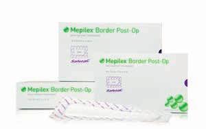 Joustavat kirurgiset sidokset Mepilex Border Post-Op sidokset voivat auttaa vähentämään leikkausalueen infektioita minimoimalla sidosten vaihdon tarpeen ja ehkäisemällä haavaa ympäröivän ihon
