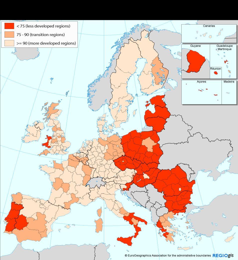 Edunajaminen EU-tasolla: koheesiopolitiikka