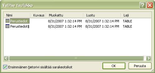 9 Huom! Jotta voit tehdä tämän harjoituksen, sinulla täytyy olla tallennettuna johonkin Excelillä tehty taulukko, joka sisältää osoitetietoja (nimiä, lähiosoitteita, postitoimipaikkatietoja).