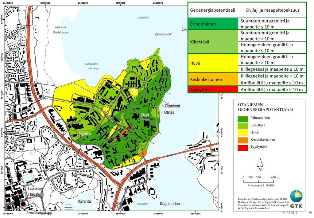 toimintajaksolle Alueelliset geoenergiakartoitukset