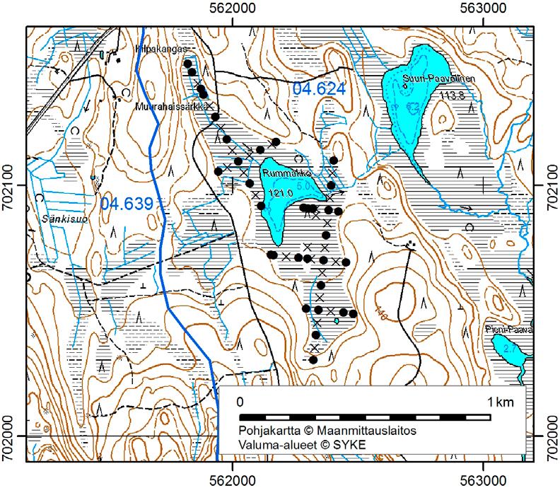 Nilsiässä (Kuopiossa) tutkitut suot ja niiden turvevarat. Osa 2. 29. Rummakko Rummakko (x = 7020,8, y = 5622,6) sijaitsee 15 km linnuntietä Nilsiän keskustasta pohjoiskoilliseen.