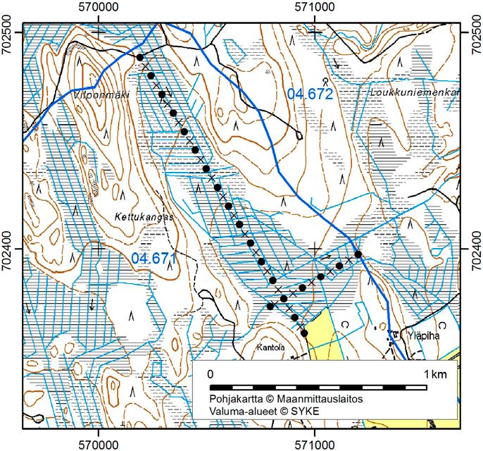 Nilsiässä (Kuopiossa) tutkitut suot ja niiden turvevarat. Osa 2. 41. Kettukankaansuo Kettukankaansuo (x = 7024,0, y = 5708,2) sijaitsee 22 km linnuntietä Nilsiän keskustasta koilliseen.