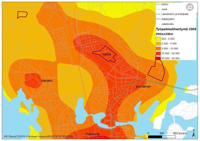 Vallila Vallilan työpaikka-alue sijaitsee Pasilan aseman lähettyvillä, Teollisuuskadun varrella.