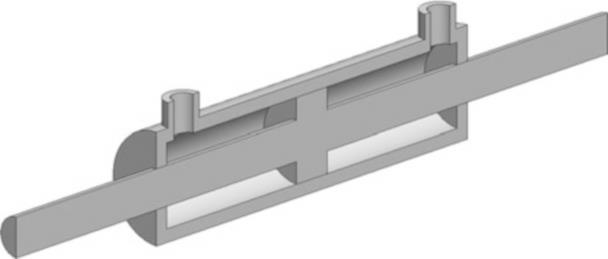 2.Hydraulisylinterien rakenne 5 2.1.2 Kaksitoimiset sylinterit Kaksikammioisissa sylintereissä on nimensä mukaan kaksi erillistä kammiota joihin hydraulineste pääsee kulkemaan.