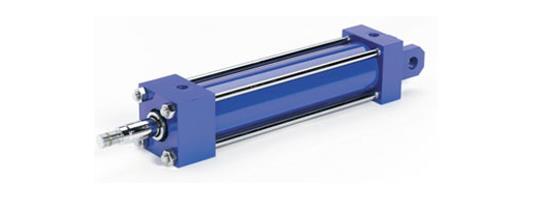 2.Hydraulisylinterien rakenne 6 Kuva 2.5 Sidepulttisylinteri (Eaton) Sidepulttisylinteri on helpompi valmistaa ja sen suunnittelu on hieman yksinkertaisempaa.