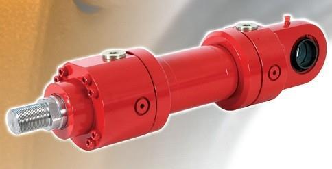 2.Hydraulisylinterien rakenne 7 Kuva 2.7 Ruuviliitännällä tehdyt päädyt (Hydoring) Tämä rakenne on rakenteista vahvin ja sitä käytetään kun halutaan isoja voimia tai hyvää kestävyyttä.