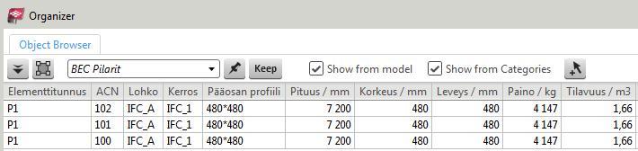 6 (12) 1 Tekla Structures 21.0 muuttujat Version 21.