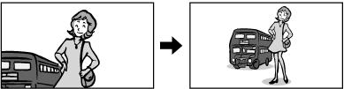 Automaattitarkennus takaisin 1) Laita AUTO/MANUAL/FOCUS-kytkin kohtaan AUTO. 2) Laita AUTO/MANUAL/FOCUS-kytkin kohtaan FOCUS. Näyttöön tulee käsitarkennuksen tunnus [ MF].