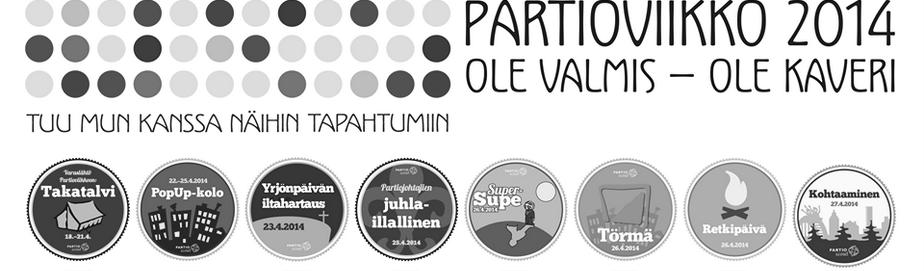 Partioviikko on vuosittainen tapahtumaviikko ja silloin partiolaiset näkyvät ja kuuluvat tavallista enemmän kaikelle kansalle. Partioasua tai partiohuivia käytetään koulussa ja työpaikalla.