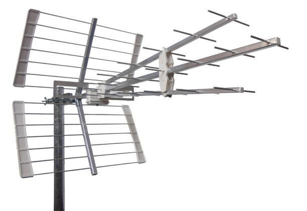 ANTENNIT MASTOSSA EB667LTE TV-antenni UHF kanavat 21-48 41-elementtiä vahvistus 17,5 dbi pituus 1960 mm