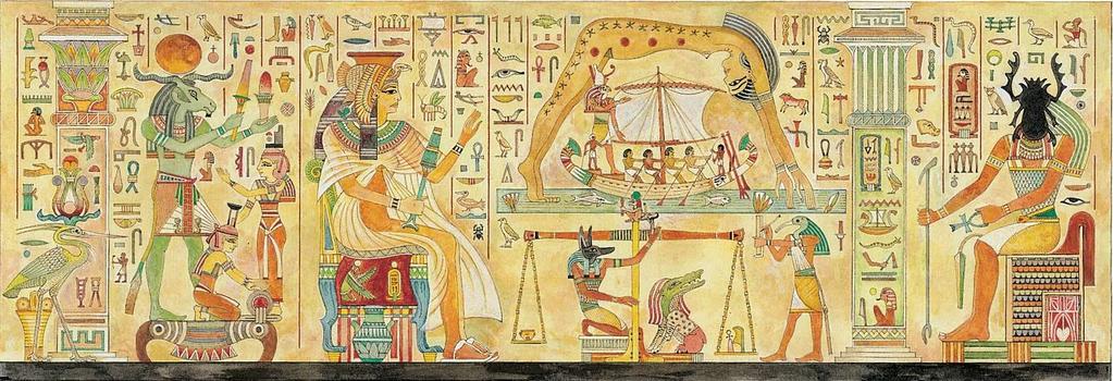 Muinaisen Egyptin jumalat Jumalalliset hahmot toimivat ikään kuin suuren
