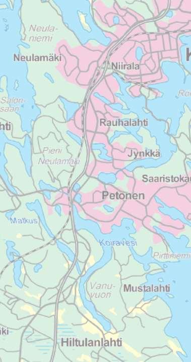 1. 7. 8. Yhteenveto väylätoimenpiteistä 2. 1. Savilahdentien kehittäminen jalankulku-, pyöräily- ja joukkoliikennepainotteiseksi 2. Leväsentien liikenteen yleissuunnitelman toimenpiteet (ml.