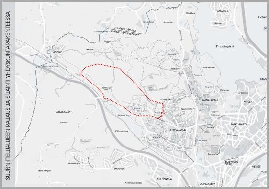 26.4.2005 Jyväskylän kaupunki / Yhdyskuntatoimi / Kaupunkisuunnitteluosasto OSALLISTUMIS- JA ARVIOINTISUUNNITELMA KILLERI KAAVATUNNUS 07:108 Suunnittelualueen raja 1.