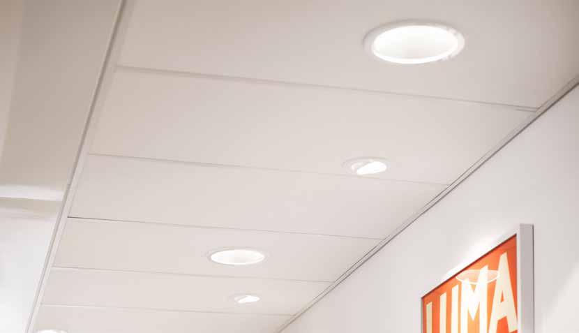 Alasvalot Aura Conspecto Energiatehokas Aura CompoLED Long Life -valonlähteellä varustettu LED-alasvalo.