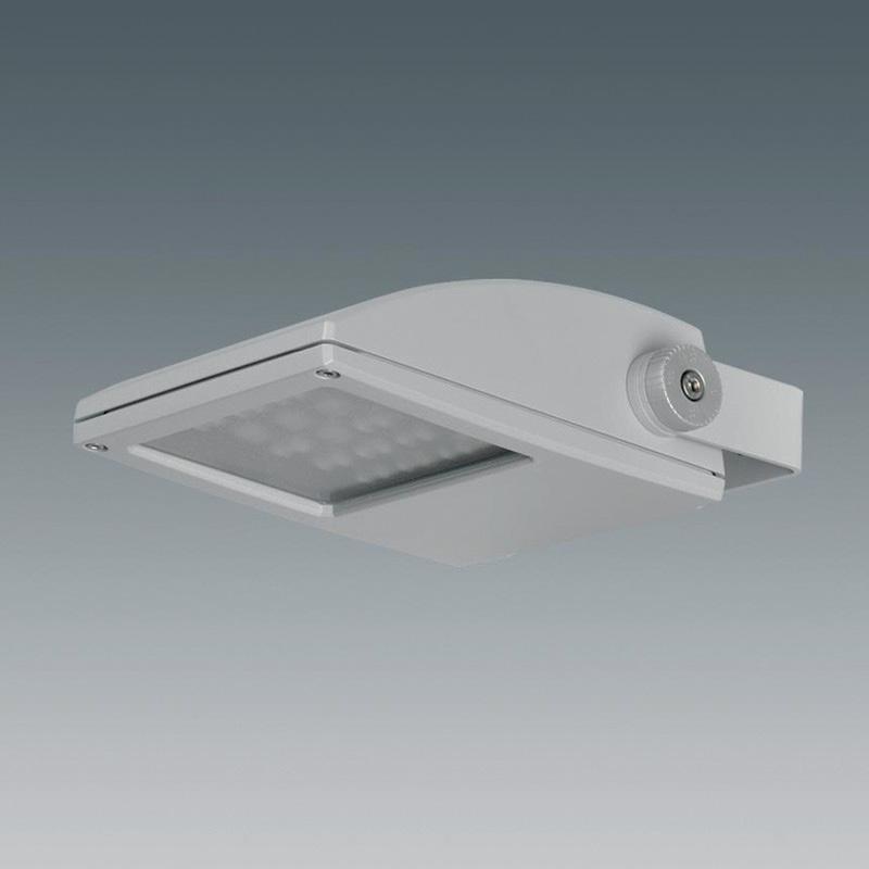 Fluxa Mini LED 1 85 8 9 210 202 17 70 120 Fluxa Mini LED, leveä valonjako Valonlähteenä 15 x 2,4W teho LED. Suojausluokka I, IP65,, tuulipinta-ala 0,05 m².