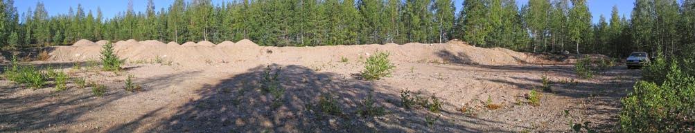 Ottotilanne 1984 Alueella sijaitsi 5 ottoaluetta. Lisäksi HSO-alue rajoittui idässä laajaan ottoalueeseen. 2003 Kuoppa 1101: Laajahko matala (3 m) ottoalue HSO-alueen keskiosassa. Toiminnassa.