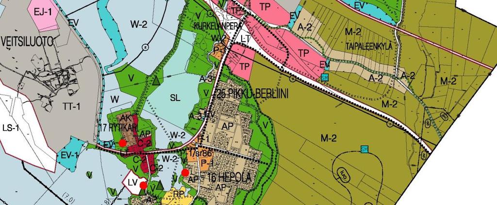 18 Kemin eteläisten alueiden yleiskaava on saanut lainvoiman 2.10.2006 ja valituksen alaisilta osin 18.3.2008.