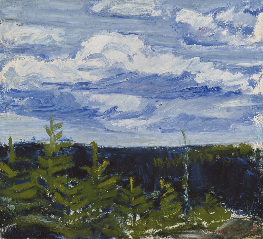KATSO Sallinen maalasi kahteen otteeseen vaimonsa synnyinseudulla Riekkalassa lähellä Sortavalaa 1910-luvun alussa.
