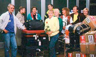 KUVA 5. Paljon tavaraa oli mukana myös Agadirista palattaessa 21.11.1989.