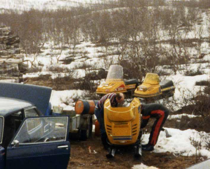 ssa Kilpisjärvellä: Juhani, Jussi, Tapio Kalervo Latva-Reinikka Lynx 5900 Finlandia prototyyppi