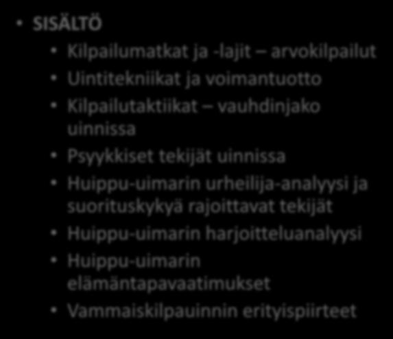 Uintitekniikat ja voimantuotto