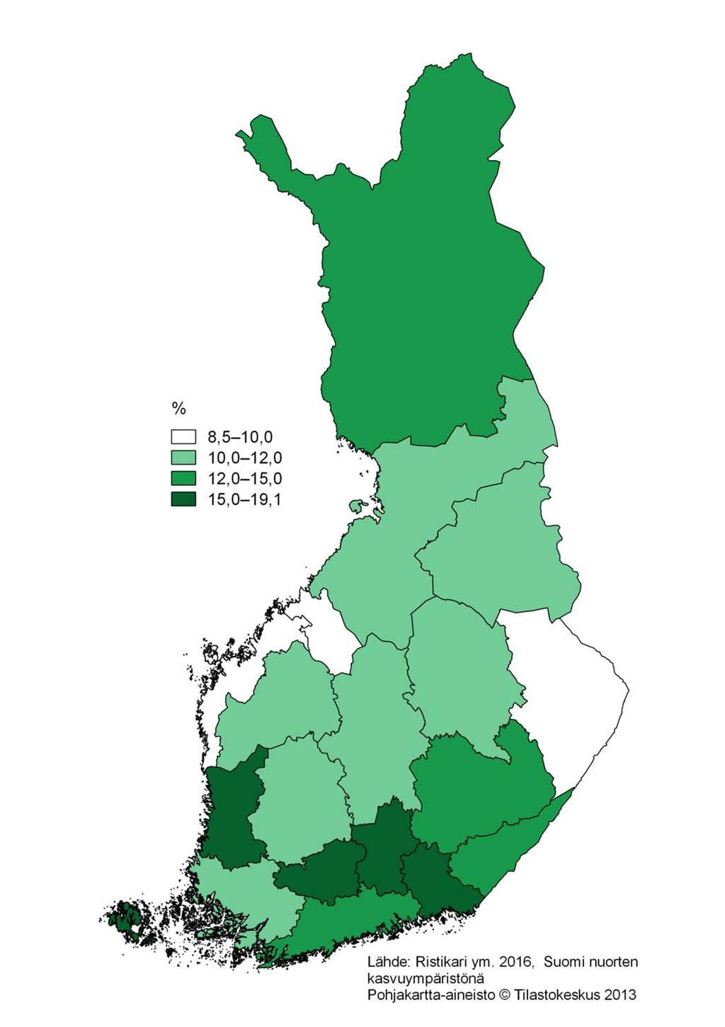 Vain peruskoulun käyneet nuoret