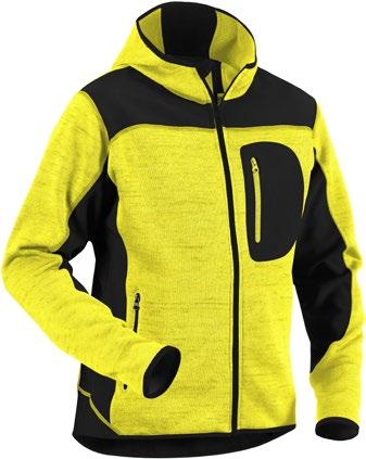 mukavan tuntuisella materiaalilla. Softshell-vahvistukset kulutusalttiissa kohdissa lisäämässä kestävyyttä.