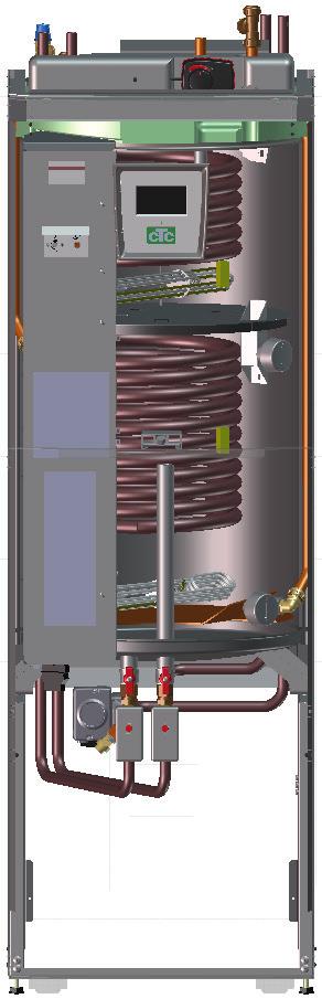 Sisäänrakennetut sähkövastukset auttavat, kun huippulämpöä tarvitaan tai kun lämpöpumppu ei ole käytössä.