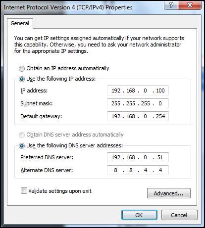-kohtaan TCP/ IP. 5.