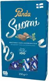 Suomen juhlavuoden konvehdit on valmistettu laadukkaista raaka-aineista rakkaudella ja ammattitaidolla.
