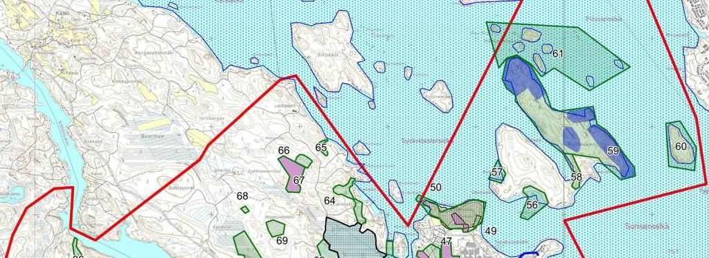 Kuva 6. Suunnittelualueen luontokohteet. 4.