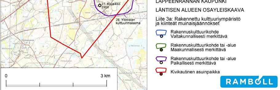 Lähes koko taajamamaisesti rakennetulla alueella on