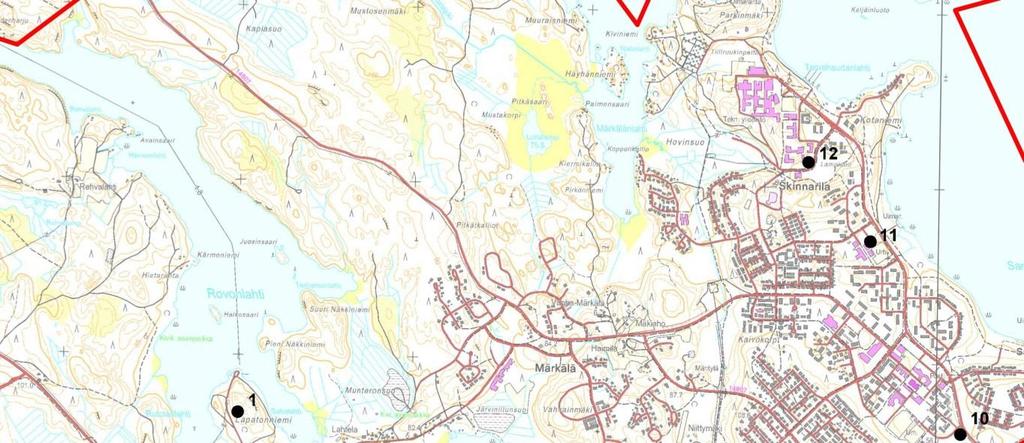 Suunnittelualueelle on laadittu muinaisjäännösten ja historiallisten asuinpaikkojen osalta täydennysinventointi, sekä erillinen historiallisen ajan muinaisjäännösten inventointi.