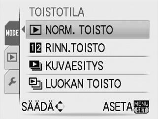Valmistelut 4 Valikkojen käyttäminen Saat kamerastasi suuremman hyödyn, kun käytät erilaisia toimintoja ja valitset asetuksia
