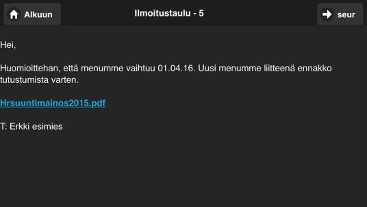 Liite saadaan viestiin mukaan lisäämällä viestiin kaksi peräkkäistä %% prosenttimerkkiä kohtaan johon liite halutaan liittää.