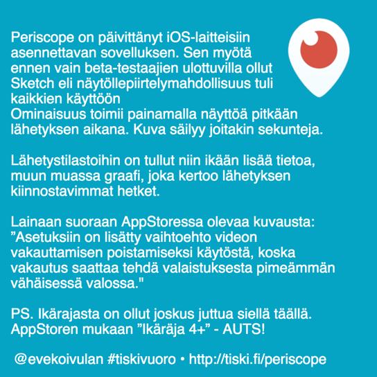 VIIMEISIMMÄT MUUTOKSET 27.4.