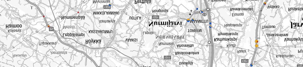 3 mi 0 1,5 3 6 km KUOL LOUK VAHINKO DESTIA