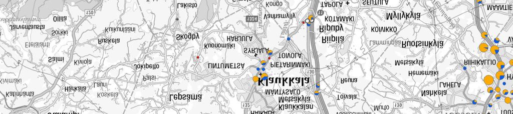 3 mi 0 1,5 3 6 km KUOL LOUK VAHINKO DESTIA