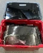 2016-2017 Julkaisut: Lähetetty lehtiartikkeli 2017 ja posteri ISEC 2017 LCD panels from recycling facility Conventional route Overall yield 67-78% Manual removal of polarizing filter Novel route