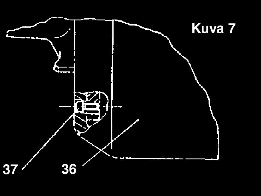 9.1.3 Rummun kokoonpano 1. Varmista, että molemmat asennuspinnat ovat puhtaat. Aseta rumpu varovasti paikoilleen, laita kaksi turvaruuvia kohdalleen ja kiinnitä ne. 2.