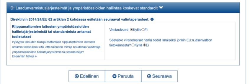 Toimialarekisteriin merkitseminen: Suomessa