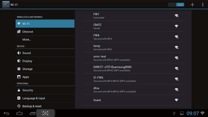 2. Näytön asennus 2.4-5 Android-järjestelmäasetukset Napsauta Settings -kuvaketta Android-Home Screen (Aloitusnäyttö).