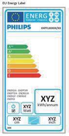 5. Säädöstietoja EU Energy Label The European Energy Label informs you on product is the lower the energy it consumes.