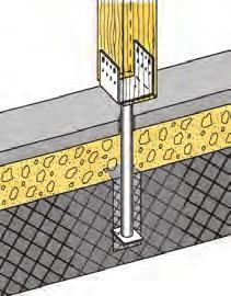 Pilarikenkä PL PL-pilarikengän putki valetaan betoniin. Pilarin pohjalevyn ja betonin yläpinnan välinen etäisyys saa olla enintään 250 mm.